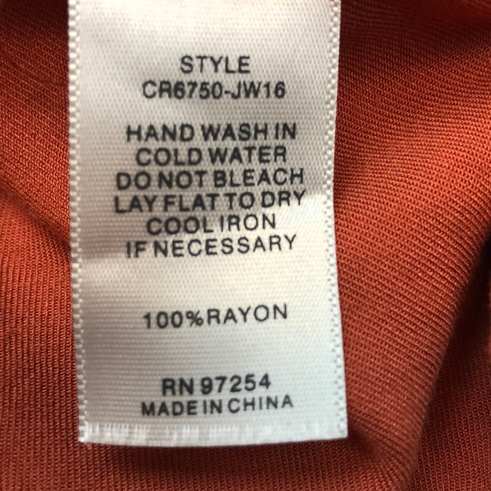 ONE CLOTHING orange button front prairie dress - Picture 6 of 6